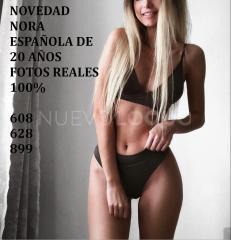 Nora española de  años también  a  y  a tope