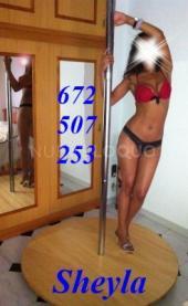 Sheyla bailarina Brasileña muy complaciente
