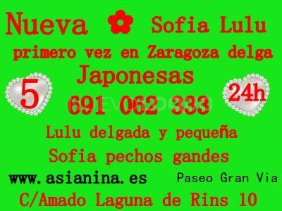  NUEVA   SOFIA LULU  primero vez en zaragoza.delga MASAJE ASIATICAS  //