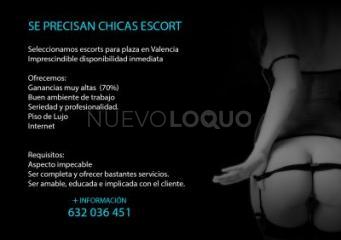 SE PRECISAN CHICASacompañante 