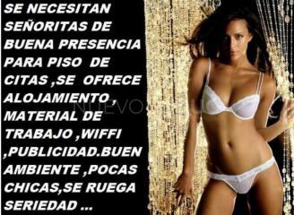 URGEN CHICAS PARA PLAZA O TURNO MICHO TRABAJO