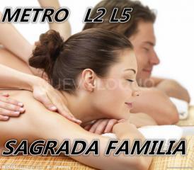 NUEVO CENTRO MASAJISTAS H EN METRO L L SAGRADA FAMILIA 