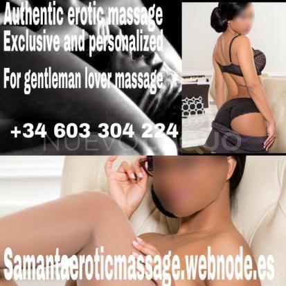  SAMANTA BEAUTIFUL EROTIC MASSEUR / MASAJISTA EROTICA GUAPA CON CLASE
