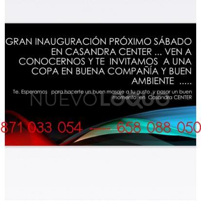  GRAN INAGURACION PRÓXIMO SÁBADO EN CASANDRA CENTER