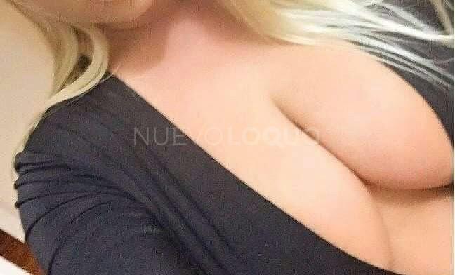  SPECTACULAR RUBIA DE PECHOS NATURALES SUPERCOMPLETA SI A TODO