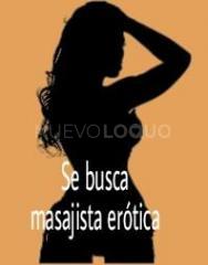 SE BUSCA MASAJISTA CON O SIN EXPERIENCIA