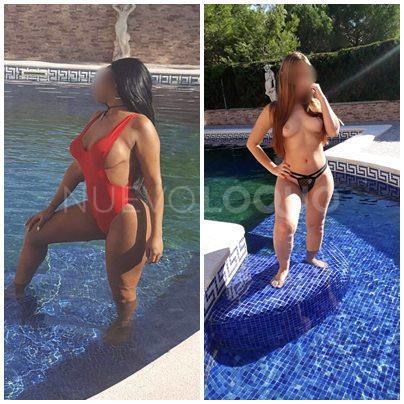  SARA y NICOL SENSUALES EN RODA de BARA