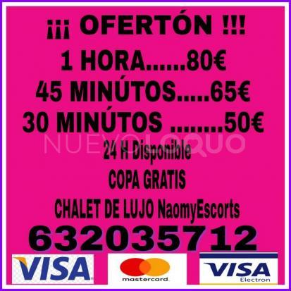  OFERTON  HORA    EXCLUSIVA NAOMYESCORTS .... ...