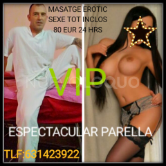 NOVEDAD ESPECTACULAR PARELLA  rosas MASATGE EROTIC I E TOT INCLOS  HRS