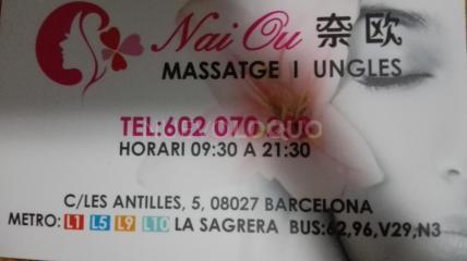 Nai Ou -Masajes y estetica