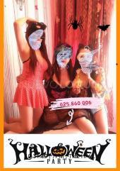  ASIATICAS   EN HALLOWEEN  PASEO CHOPERA