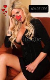 Rubia espectacular por primera vez en Mallorca