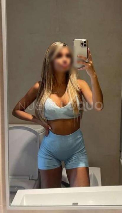  Novedad recien iniciada rubia caliente en DON BENITO