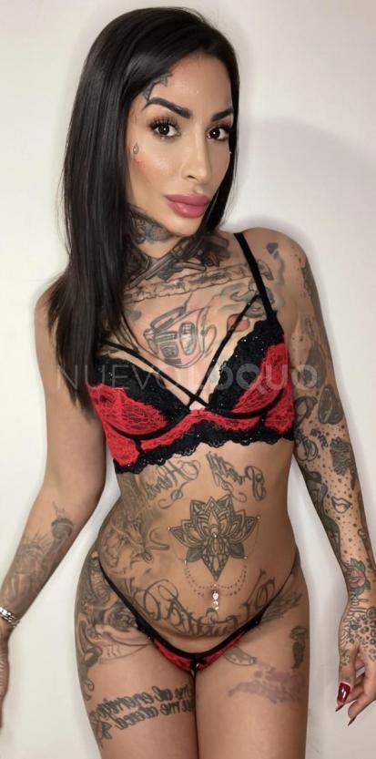  Hola soy alexia Trans Espańola toda tatuada para buenos ratos