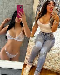 Dos hermanas gemelas con una amiga