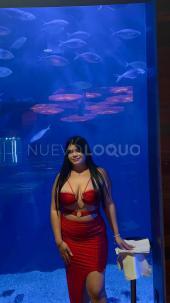 recién llegada. Mujer bonita