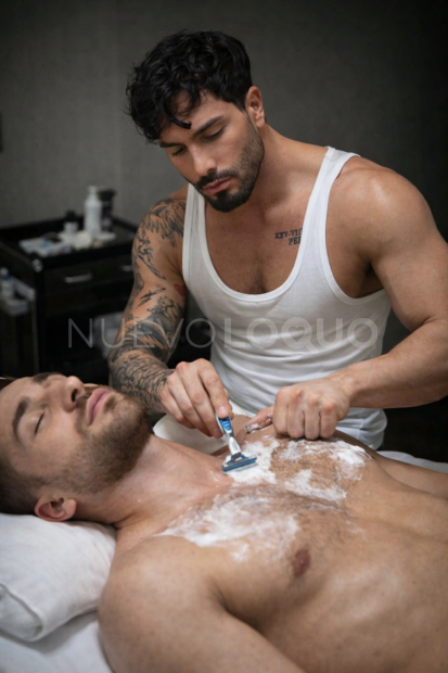  Depilación masculina (rasurado)