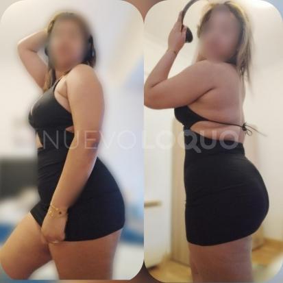  Una chica rellenita y con buenas cuervas