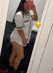 Recien llegada.Morena.