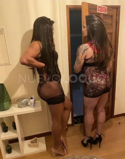  Valeria y adressa recién llegadas una pareja trans  