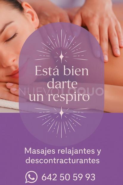  MASAJE RELAJANTES Y RENOVADOR