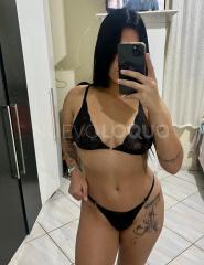 Brasileña Ana Mel de paso por Madrid