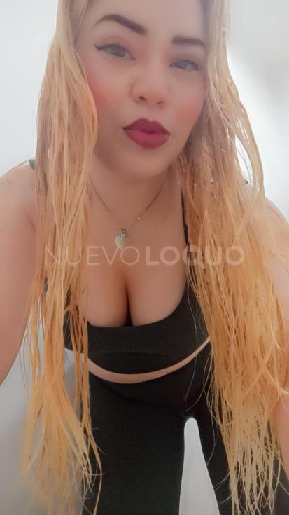  Novedad tetona rubia en Calafell playa