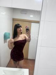 María hermosa trans femenina